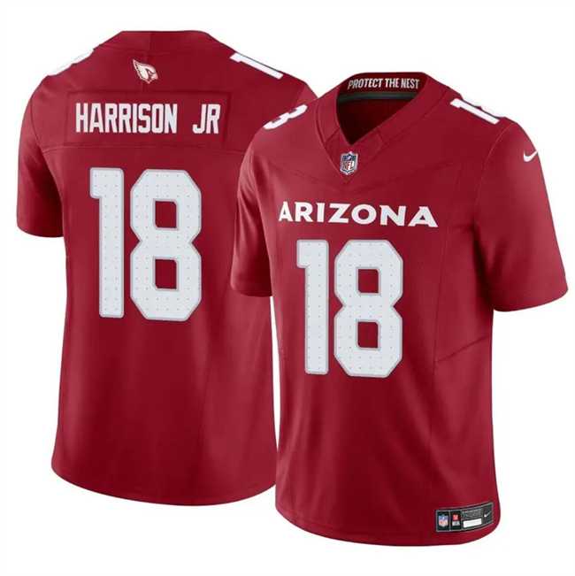 Men & Women & Youth Arizona Cardinals #18 Marvin Harrison Jr Red 2024 Draft F.U.S.E. Vapor Untouchable Limited Stitched Jersey